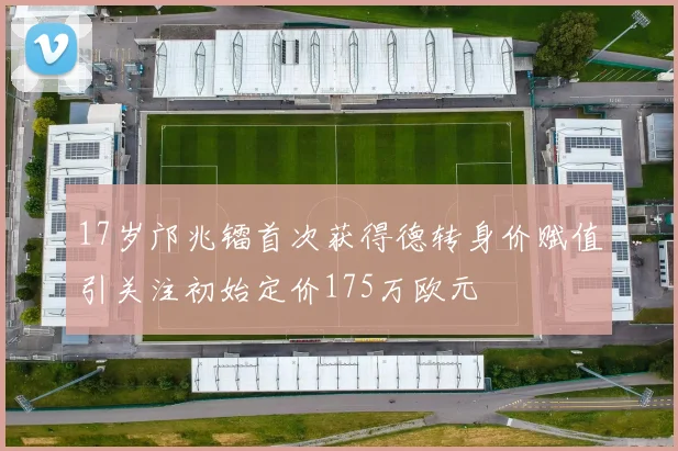 17岁邝兆镭首次获得德转身价赋值引关注初始定价175万欧元
